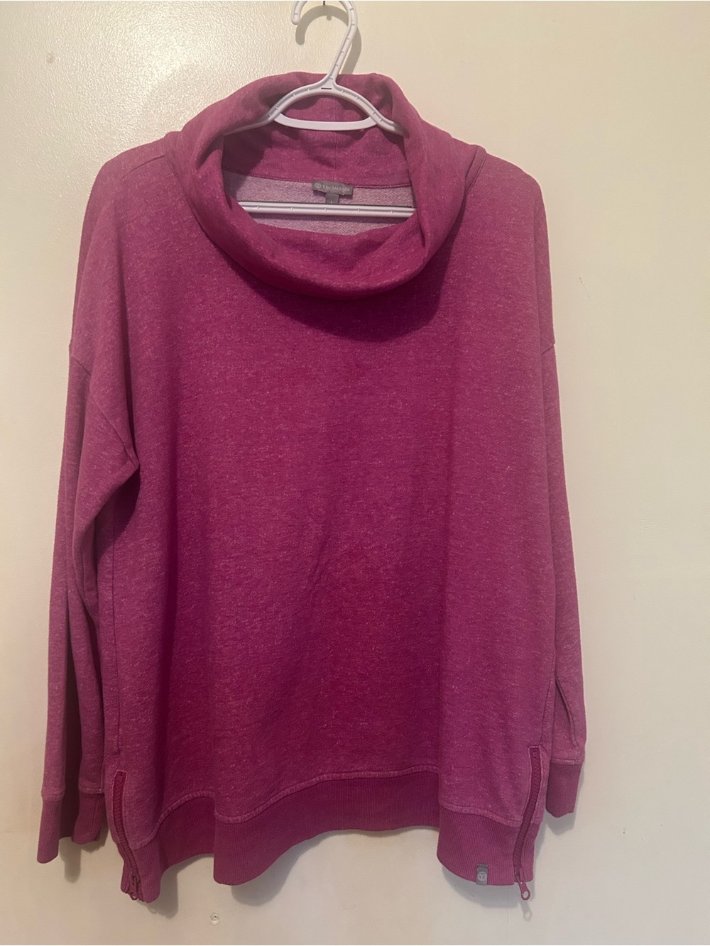 Talbots Women's Magenta Cowl Neck Sweater